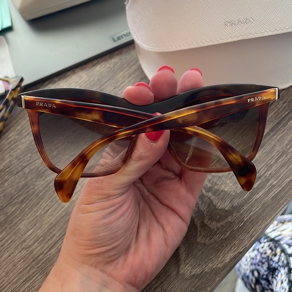Authentic Prada Tortoise Shell Sunglasses - Picture 2 of 8